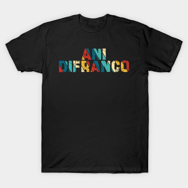 Retro Color - Ani Difranco T-Shirt by Arestration